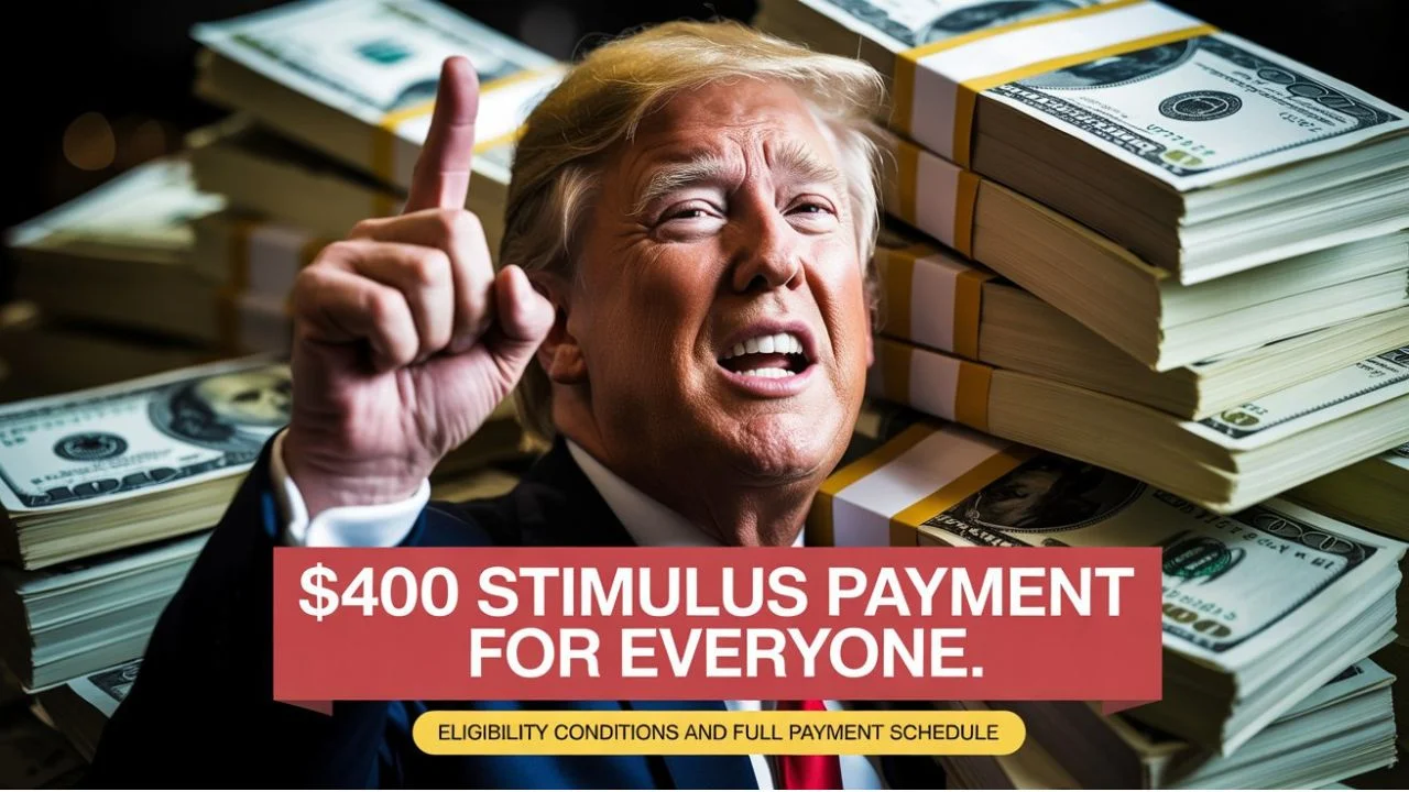 $400 Stimulus Payment for Everyone – Eligibility Conditions & Full Payment Schedule Released