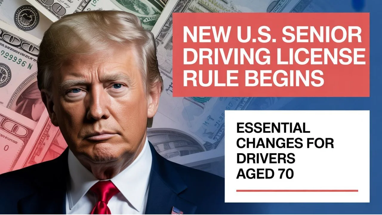 New U.S. Driving License Rule for Seniors Begins August 2025 – Driving Changes Every Driver Over 70 Must Know