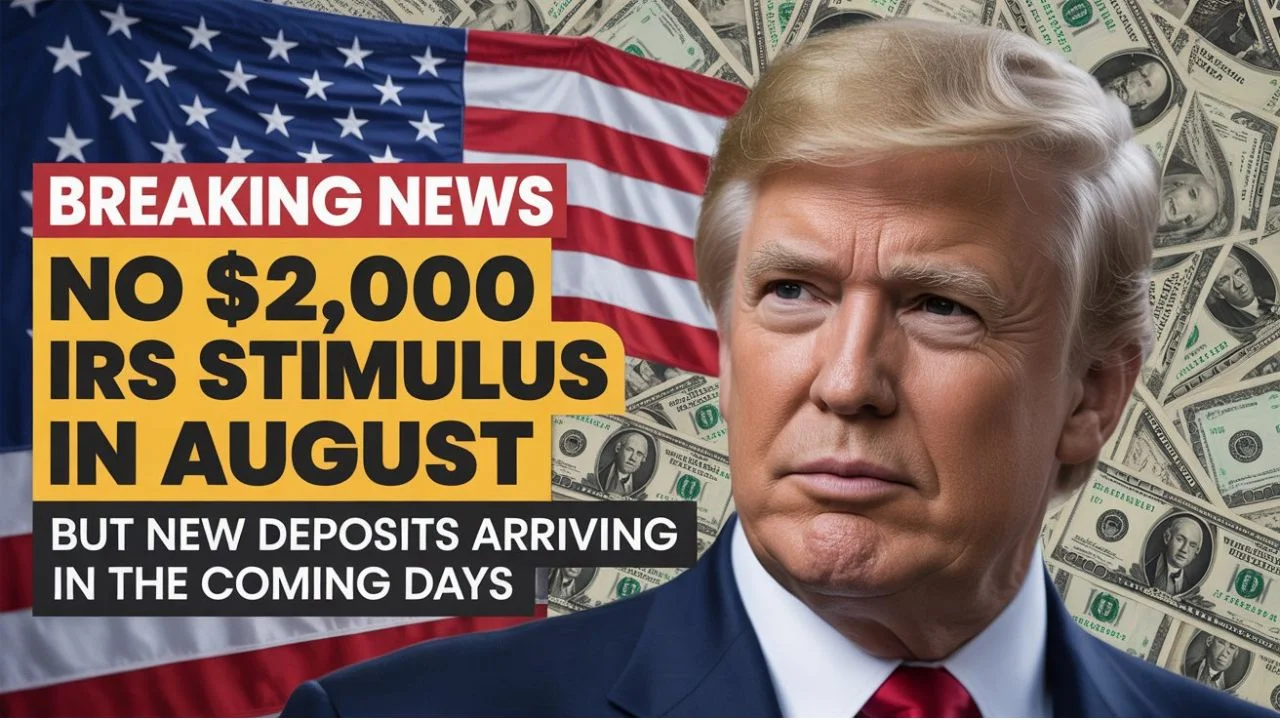 No $2,000 IRS Stimulus in August, But New Deposits Arriving in The Coming Days
