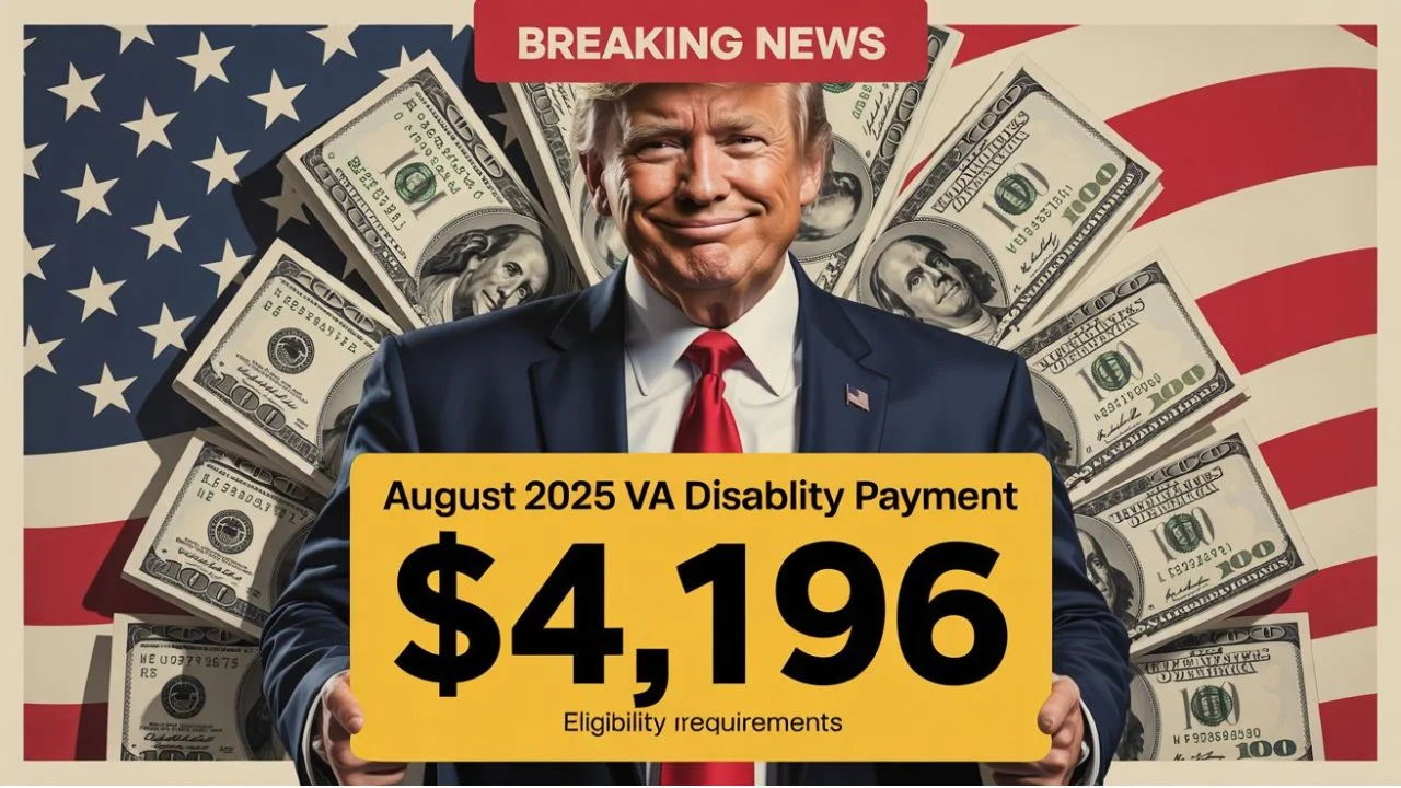 August 2025 VA Disability Payment: $4,196, Eligibility Requirements & Full Payment Schedule
